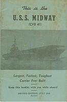 This is the USS Midway CVB-41 - July 1946
