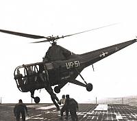 Man overboard rescue by hel
